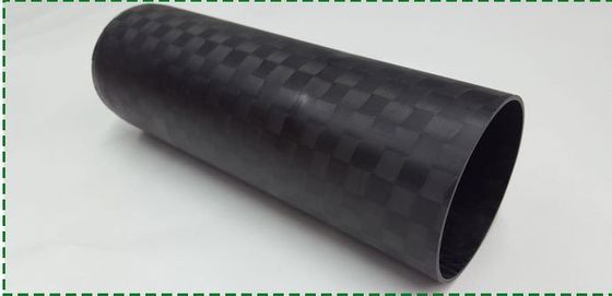 1.5&quot; 1 2&quot; ID/OD Personalizar tubo de fibra de carbono de alta temperatura 1000mm 500mm 330mm de comprimento