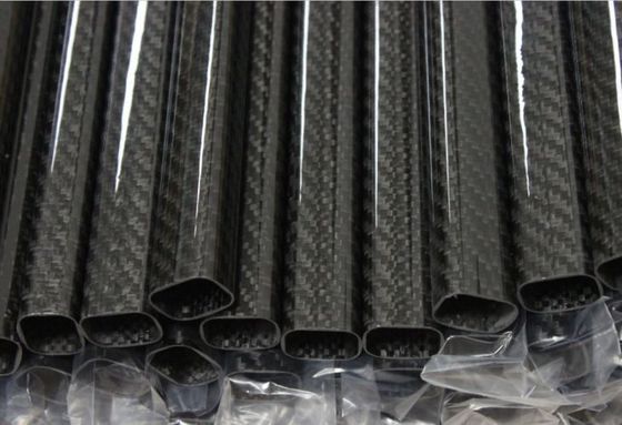 Tubo quadrado de fibra de carbono de 10 mm